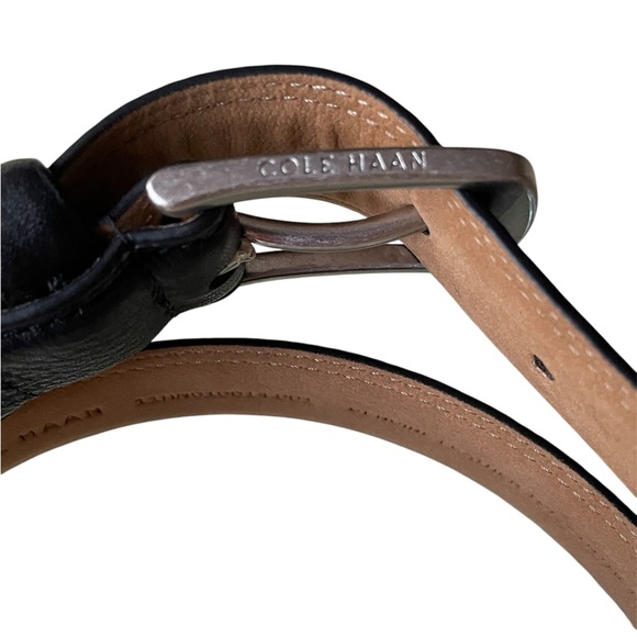 Cole Haan Black Leather Belt - Picture 9 of 9